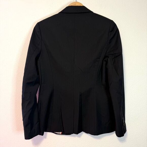 Ted Baker Black Longline Blazer Jacket Size 4 (TED)/ 10 (US) - Picture 9 of 10